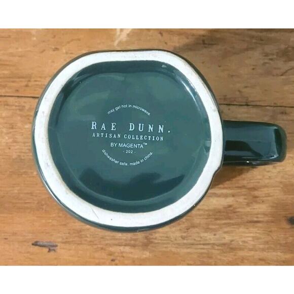 Rae Dunn The Elf Did It Green Christmas Mug Cup Artisan Collection By Magenta - Picture 6 of 7